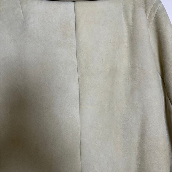 Vintage Men's Friitala Finland Genuine Suede Shearling Coat sz 54=L - Picture 9 of 16